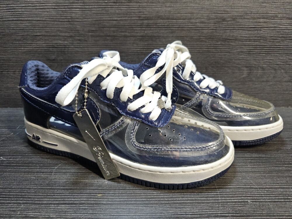 Vintage Nike Air Force 1 Premium Fantastic 4 Y2K 2006 Invisible Navy Womens 5.5